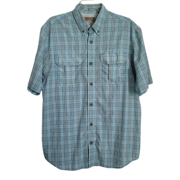 Duluth Trading Co. Other - Duluth Trading Co. Multi Color Button Up Short Sleeve Shirt Men's M